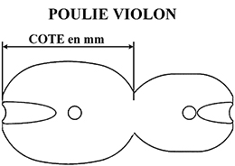 Poulie Violon